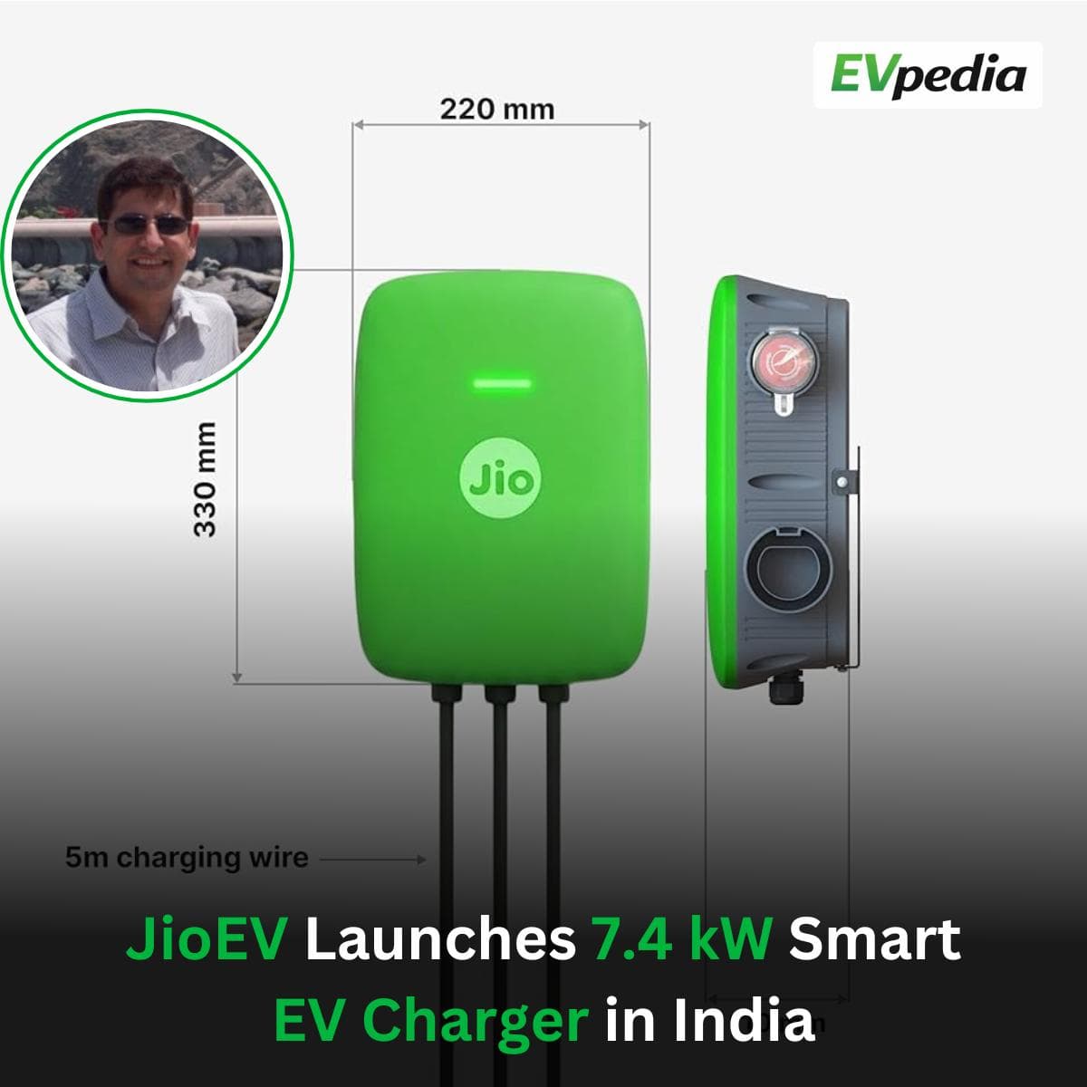 JioEV Launches Aries 7.4kW Pro Smart EV Charger With 4G, Wi-Fi and RFID Support