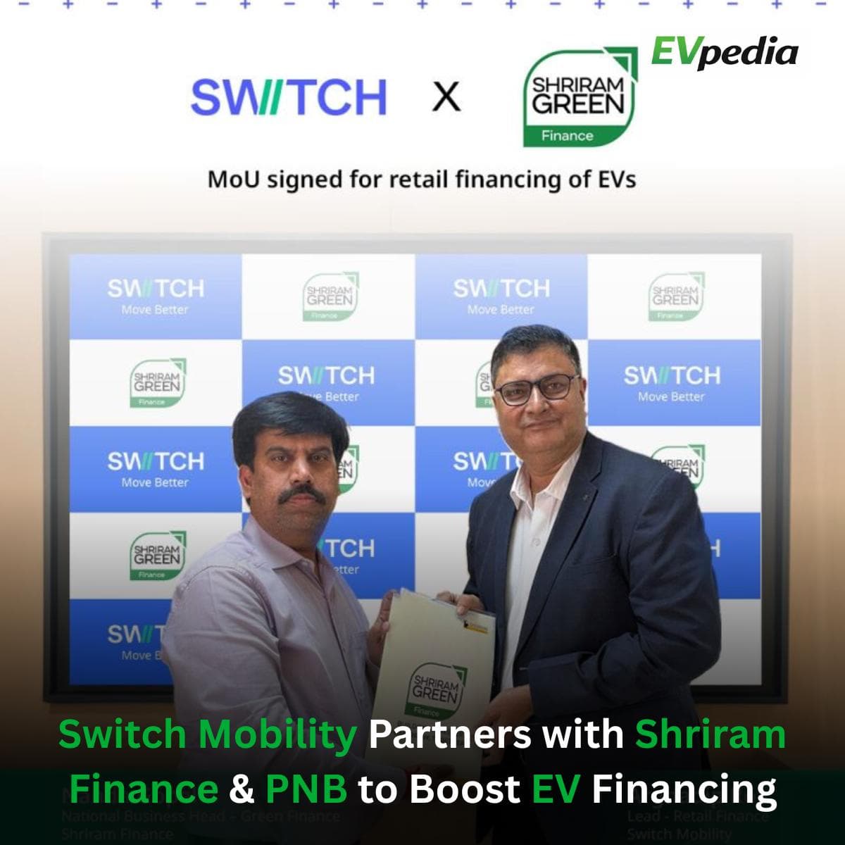 SWITCH Mobility and Shriram Finance Join Forces